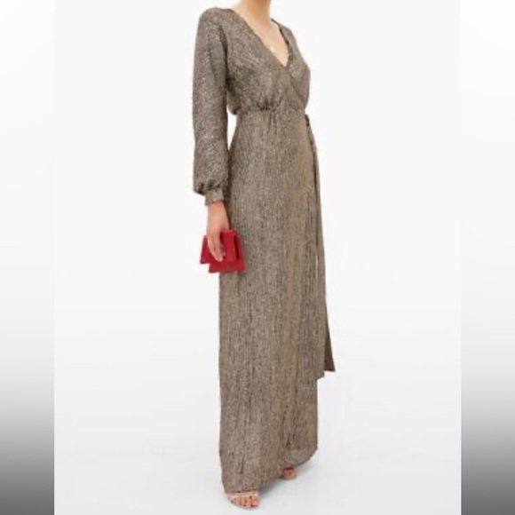 Maria Lucia Hohan sequin wrap dress. - Picture 2 of 7